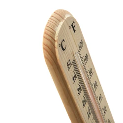 Large Wall Thermometer Thermometer Traditional Wooden 200mm Garage Garden Greenhouse Kitchen Tools Temperature