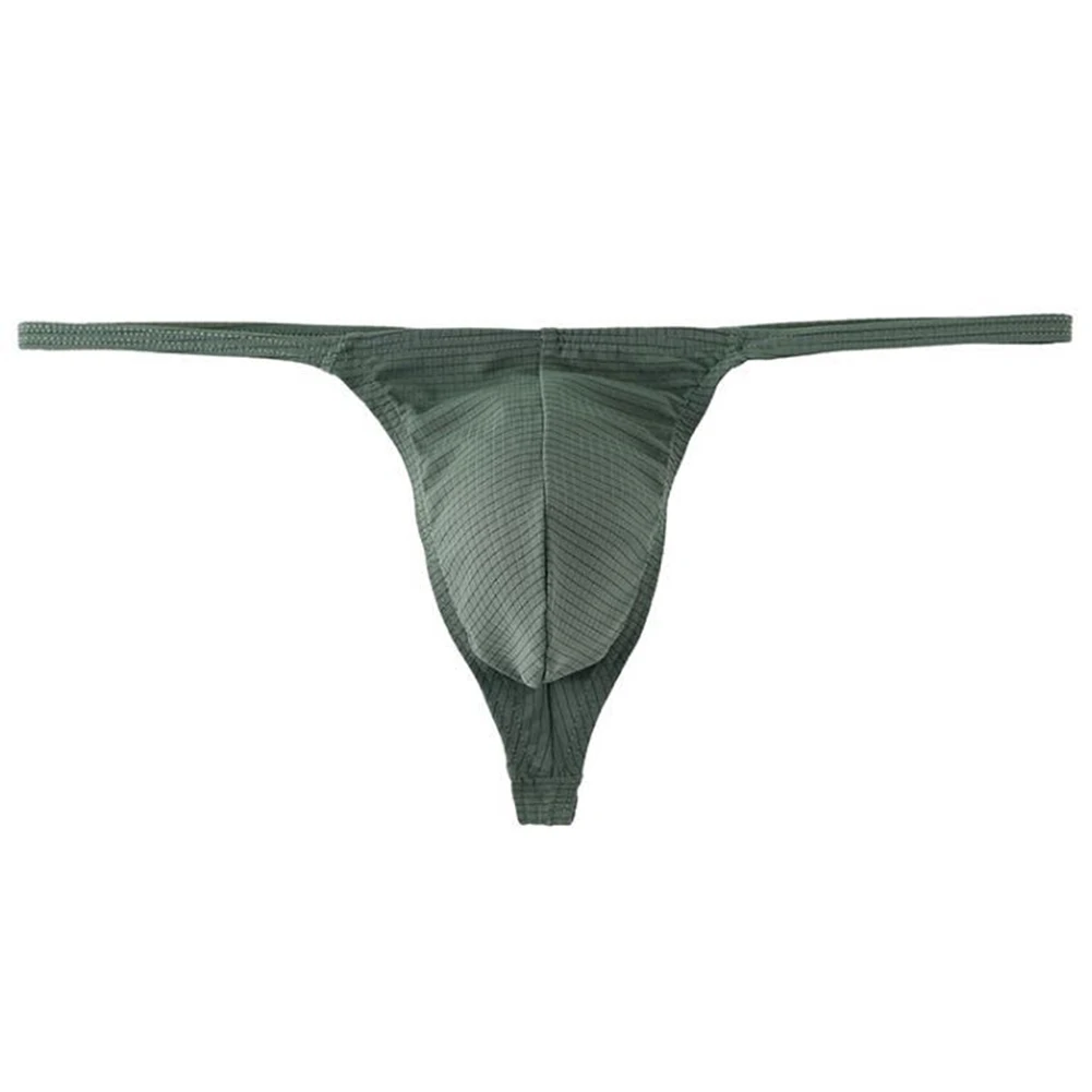 

Men Sexy G-string Gay U Pouch Low Rise T-Back Men's Lingerie Solid Underwear Sexy Torys For Man Solid Breathable Panties Thong