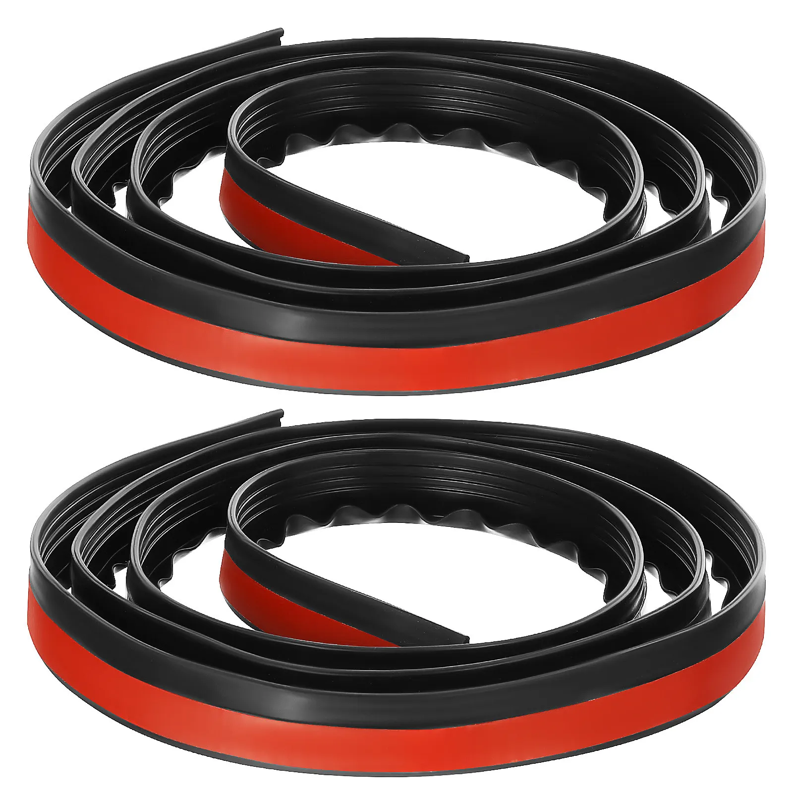

2 Rolls Door Sealing Strip Rubber Car Weatherstrip for Window Door Frame Wind Rain Noise Barrier Universal Fit