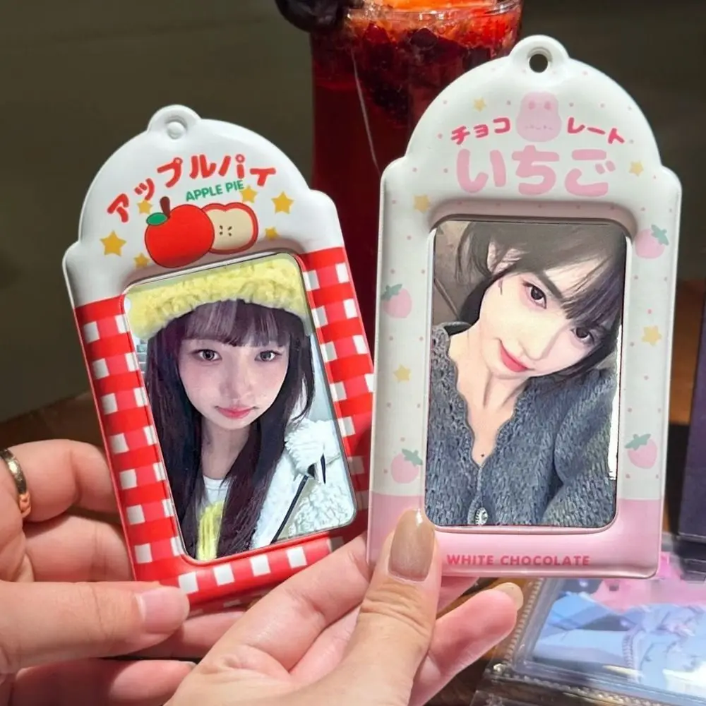 Kawaii PVC Card Holder Waterproof Clear Photocards Protector Card Case Pendant Wear