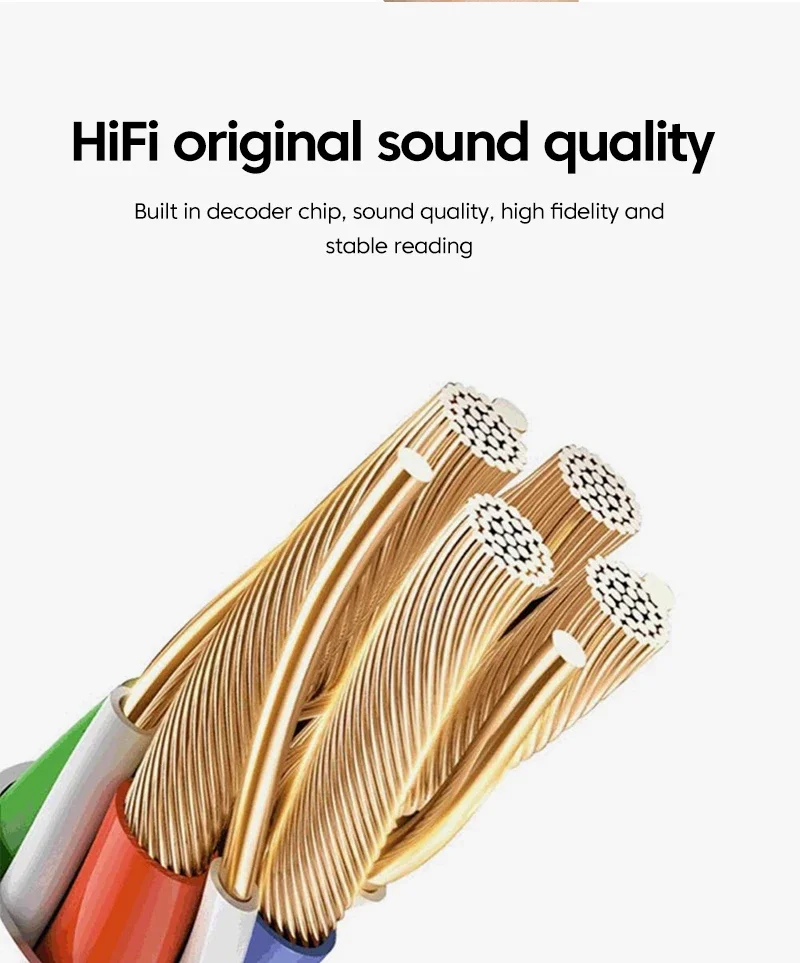 Type C To 3.5mm Headphone Jack OTG Adapter For iPhone 15 Pro Fast Charger For Samsung Xiaomi One Plus USB C Connector Aux Cable