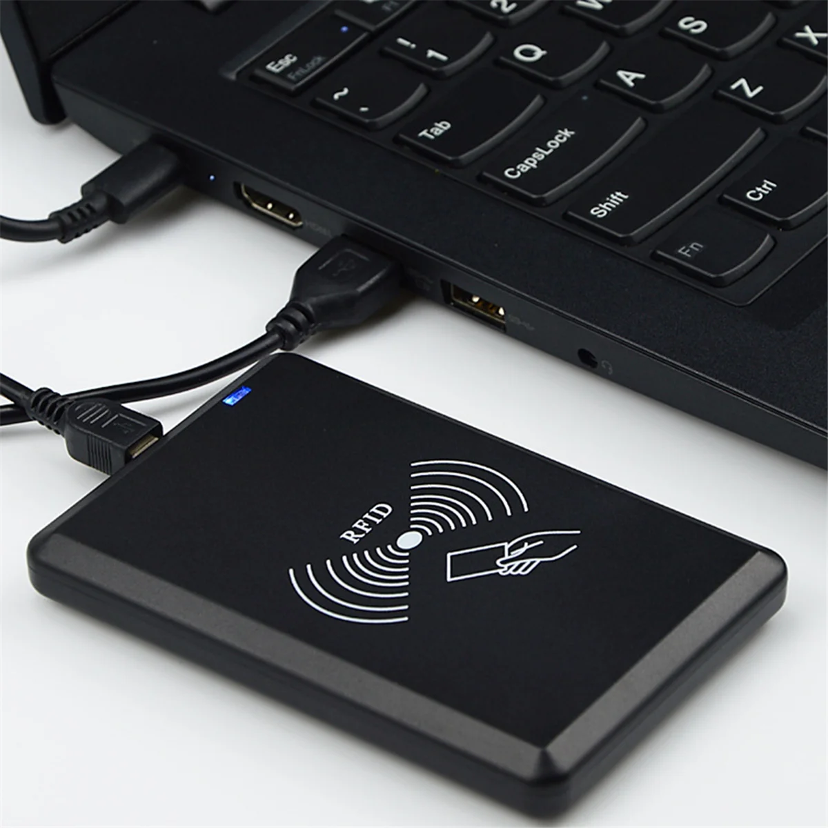 

Leading-edge USB RFID Reader IC Card Reader Contactless Smart Card Reader HID Driver-Free Support Window Linux Android System