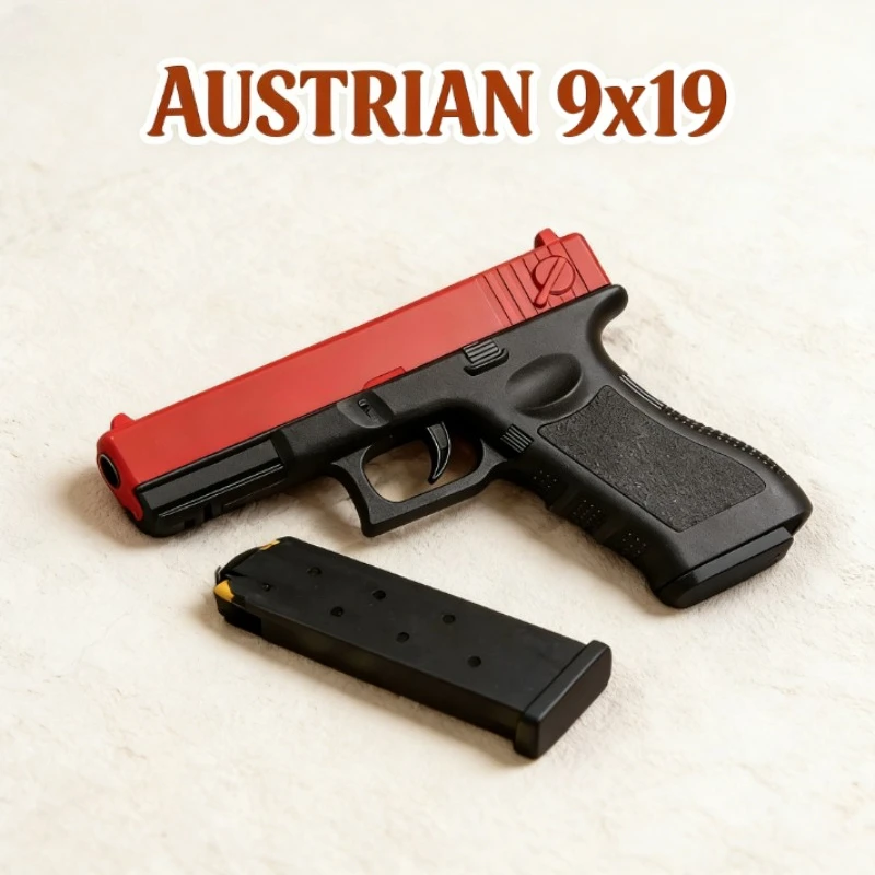 

New Arrival Manual G17 Soft Bullet Gun with Laser Sight Lower Magazine Outdoor Game for Children