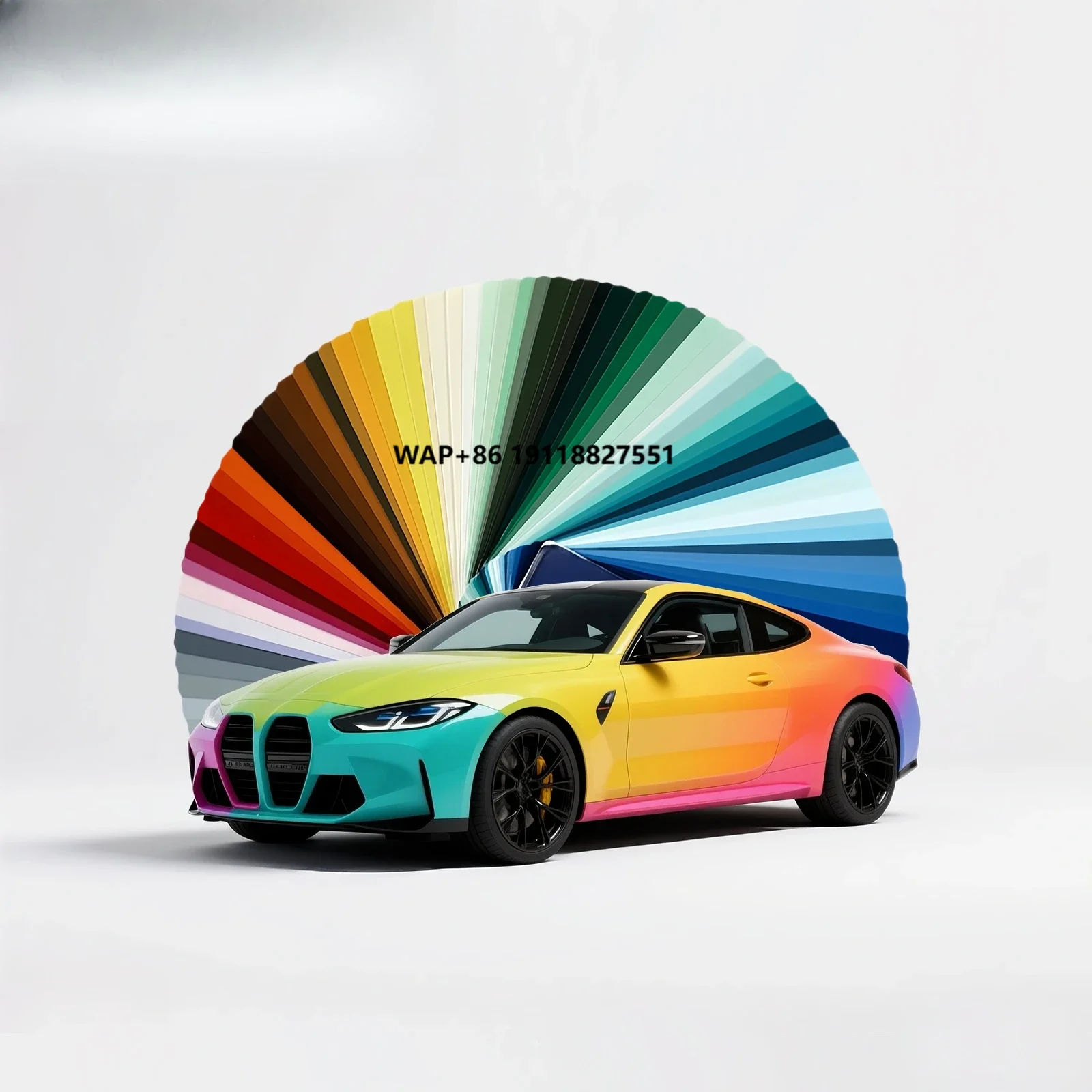 TPU Self-Adhesive Car Films UV Proof Color Changing Roll Shape Vinyl Wrap for Cars and Vehicles Self-Healing for Body Position
