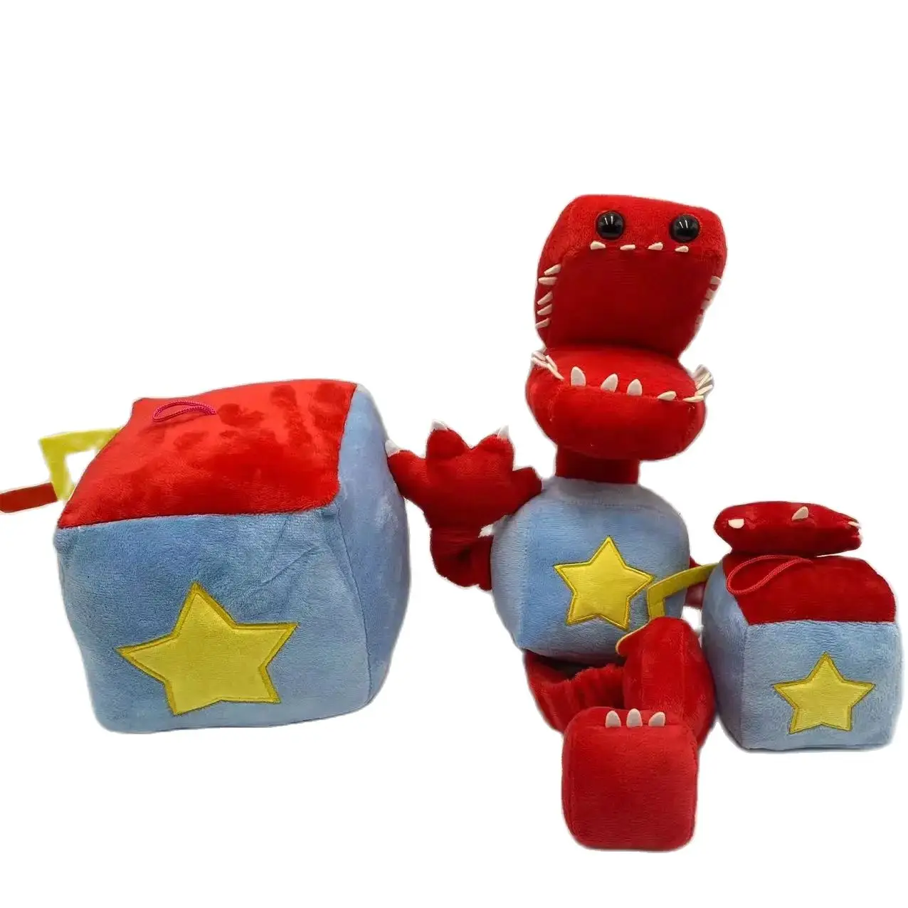 Boxy Boo Toy Cartoon Game Dolls Red Robot Filled Wuggy Huggy Plush Dolls Holiday Gift Collection Dolls