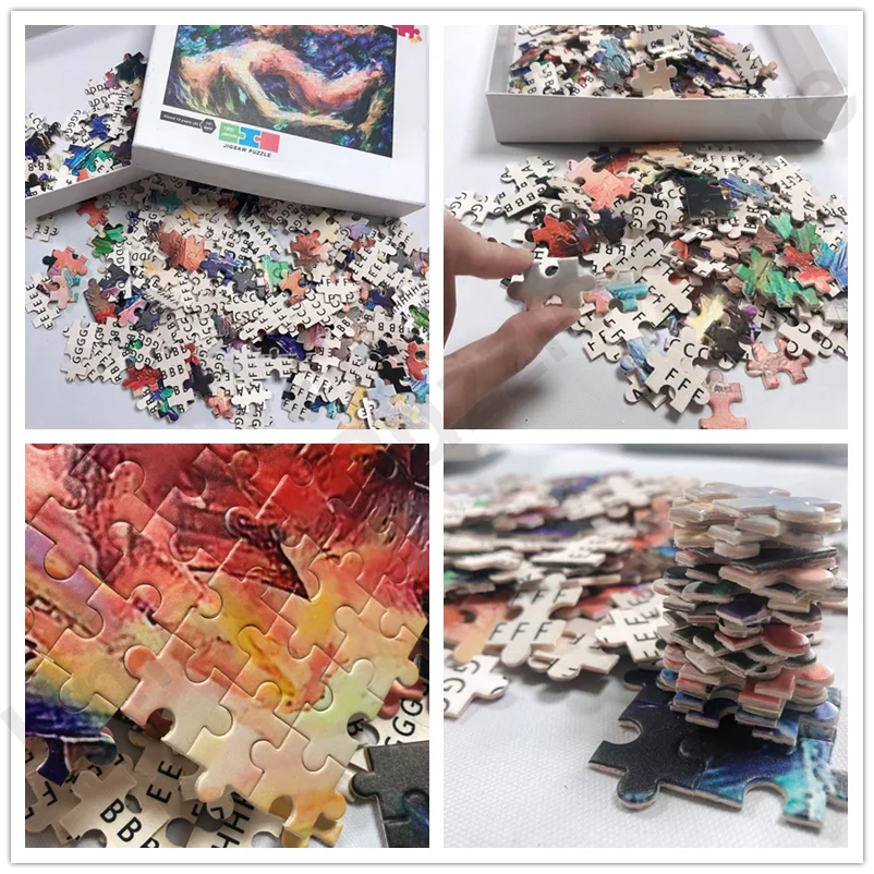 Naruto Characters 35/300/500/1000 Pcs Jigsaw Puzzles Decor Puzzles Educational Intellectual Decompressing Diy Puzzle Game