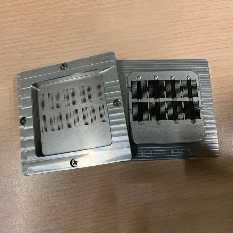1Pcs 8 in 1 solder ball stencil Kit for DDR5/DDR5X/DDR6 Tin Planting Platform template Support customized chip stencil