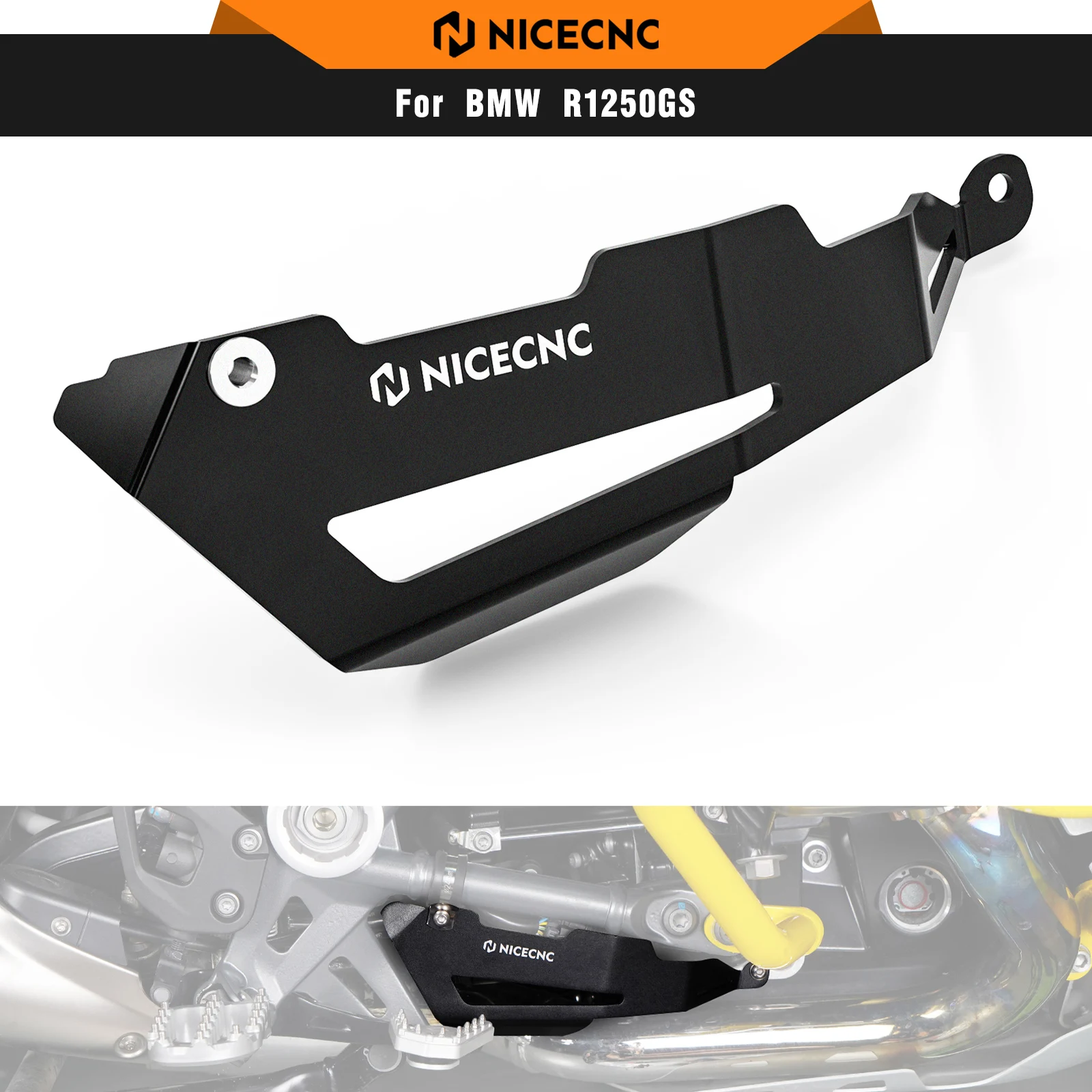 

For BMW R1200GS R1250GS Exhaust Flap Control Guard BMW R1200GS Adventure 2013-2018 R1250GS Adventure 2019-2024 R1250GS 2019-2023