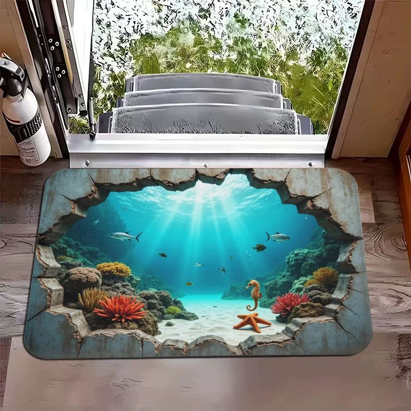 Home Bathroom Break - VIKAMA Breaks Walls Underwater World 비주얼