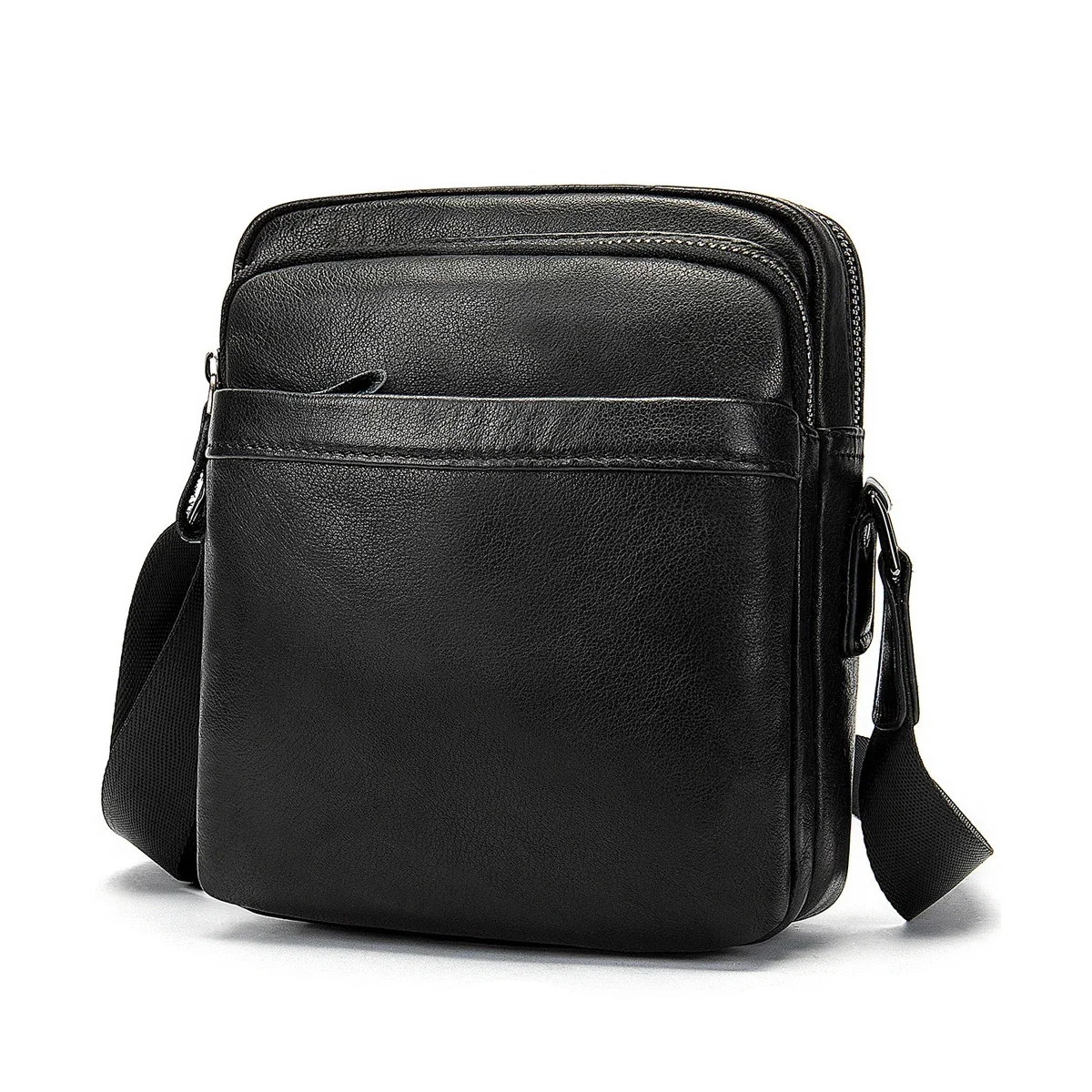 High Quality Men’s Crossbody Bag Genuine Leather Business Shoulder Handbag Male Messenger Bags for Men