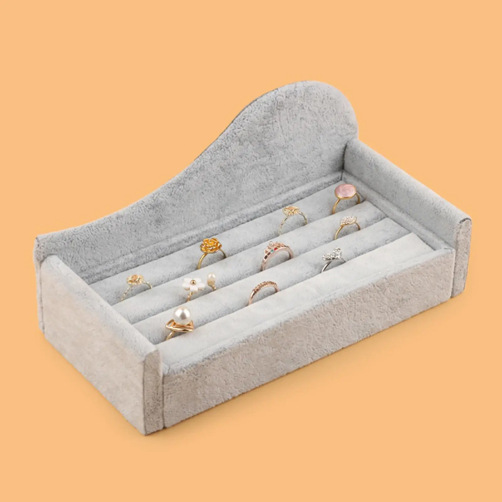 Ring Holder Jewelry Storage Holder Soft for Earring, Rings Jewellery Storage