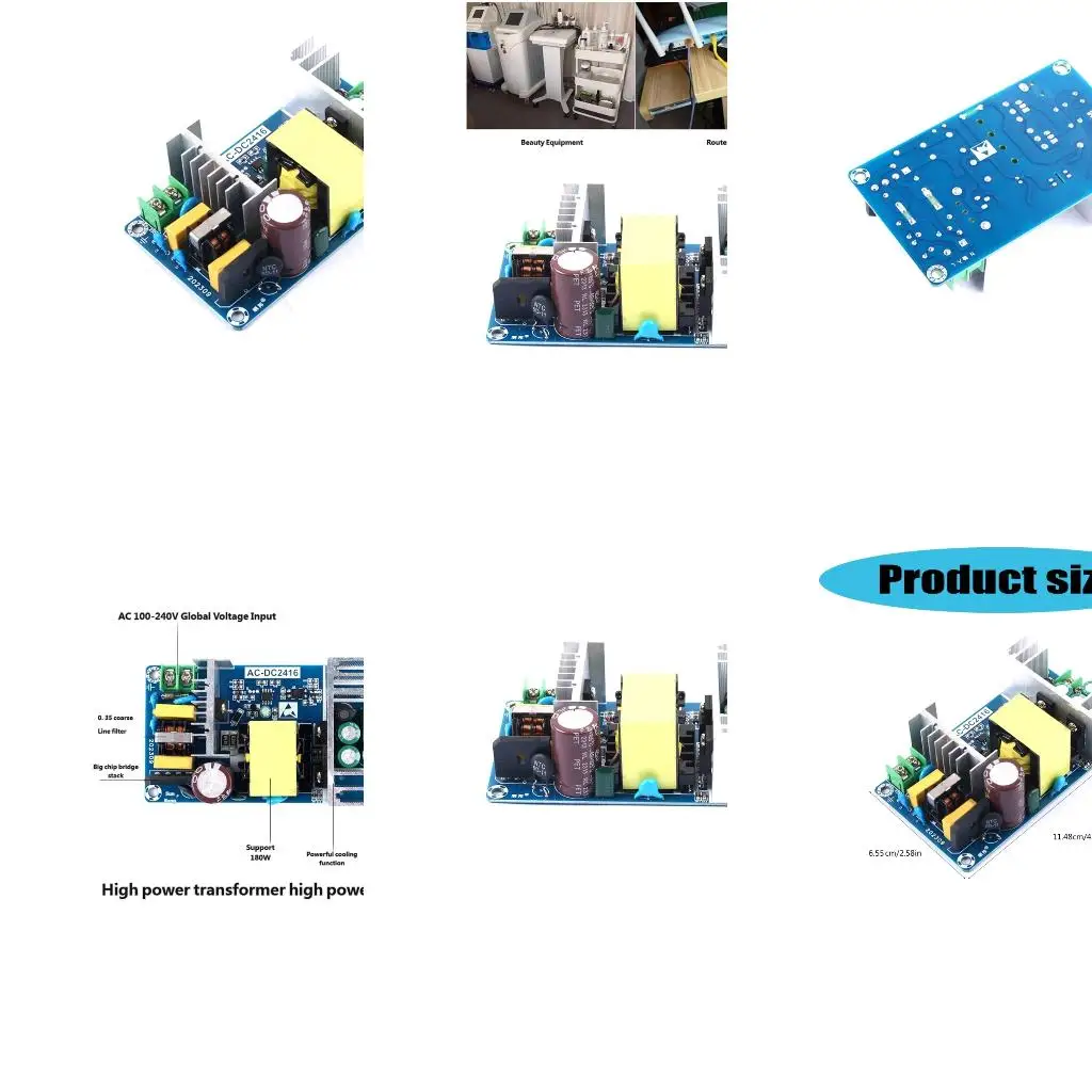 4XFC Switching Regulator Power Module 180W with Overloads Protections Circuit Board