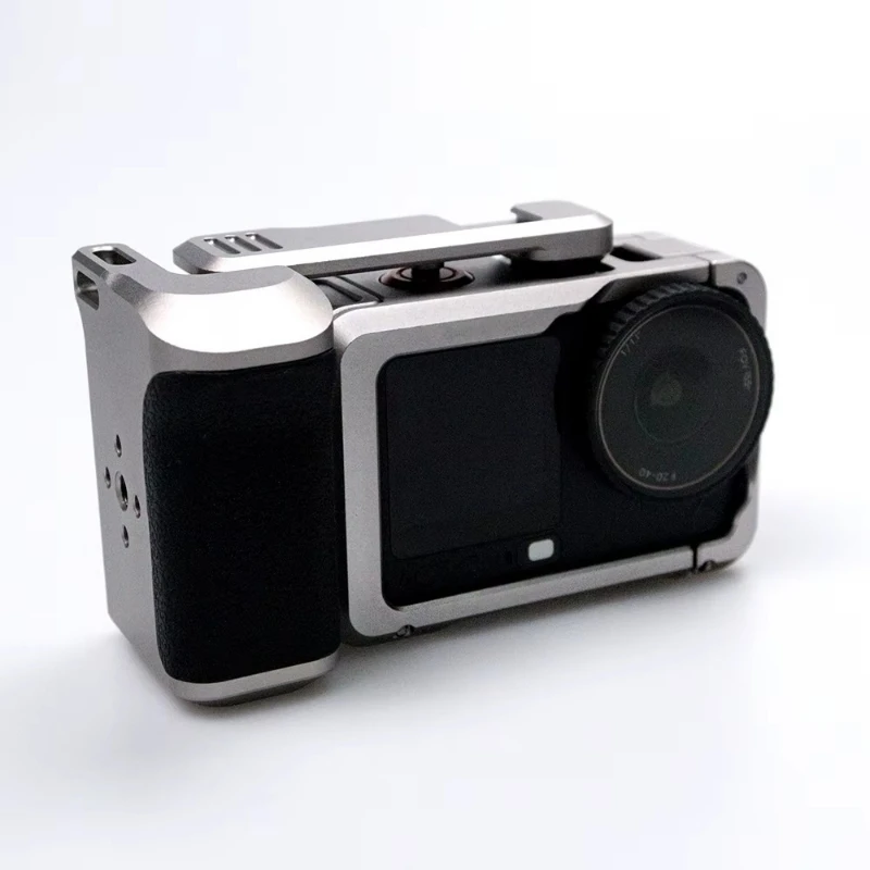 For cameras, grip kit with cage mount, shutter button, cold shoe jack and wristband