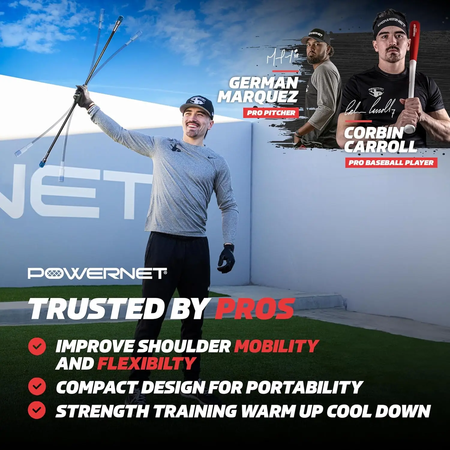 Baseball Training Weighted Tube, Various Colors, Aids Shoulder Rehabilitation