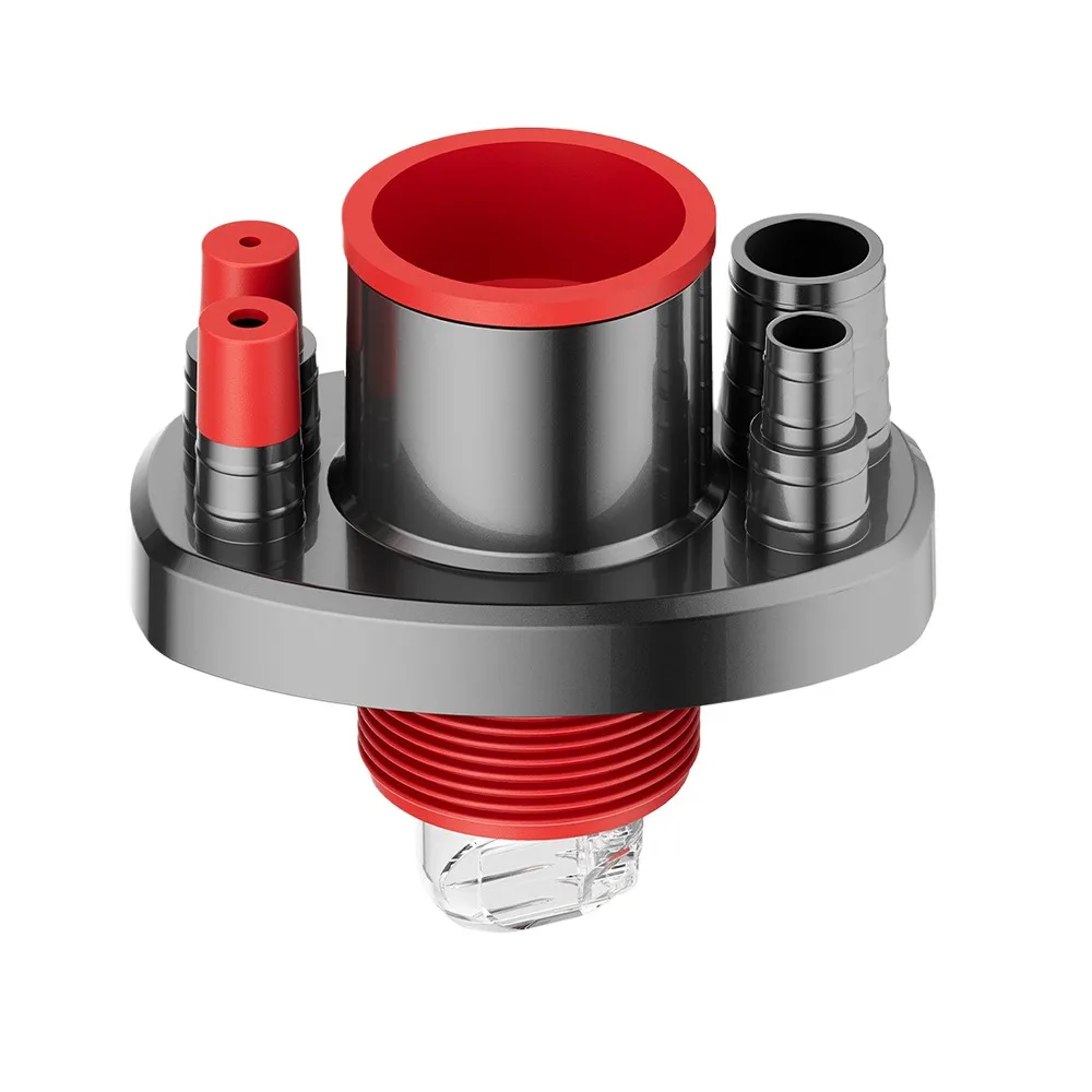 Plastic Kitchen Pipe Connector Odor-Proof Space-Saving Multi-port Drainpipe Joints Multi-Functional Sealing Drainpipe Connector