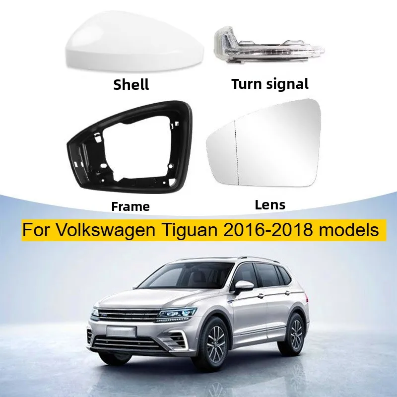 

For Volkswagen Tiguan Tiguan L 2016-2018 For Tuyue Tharu 2019 reversing mirror cover frame lens