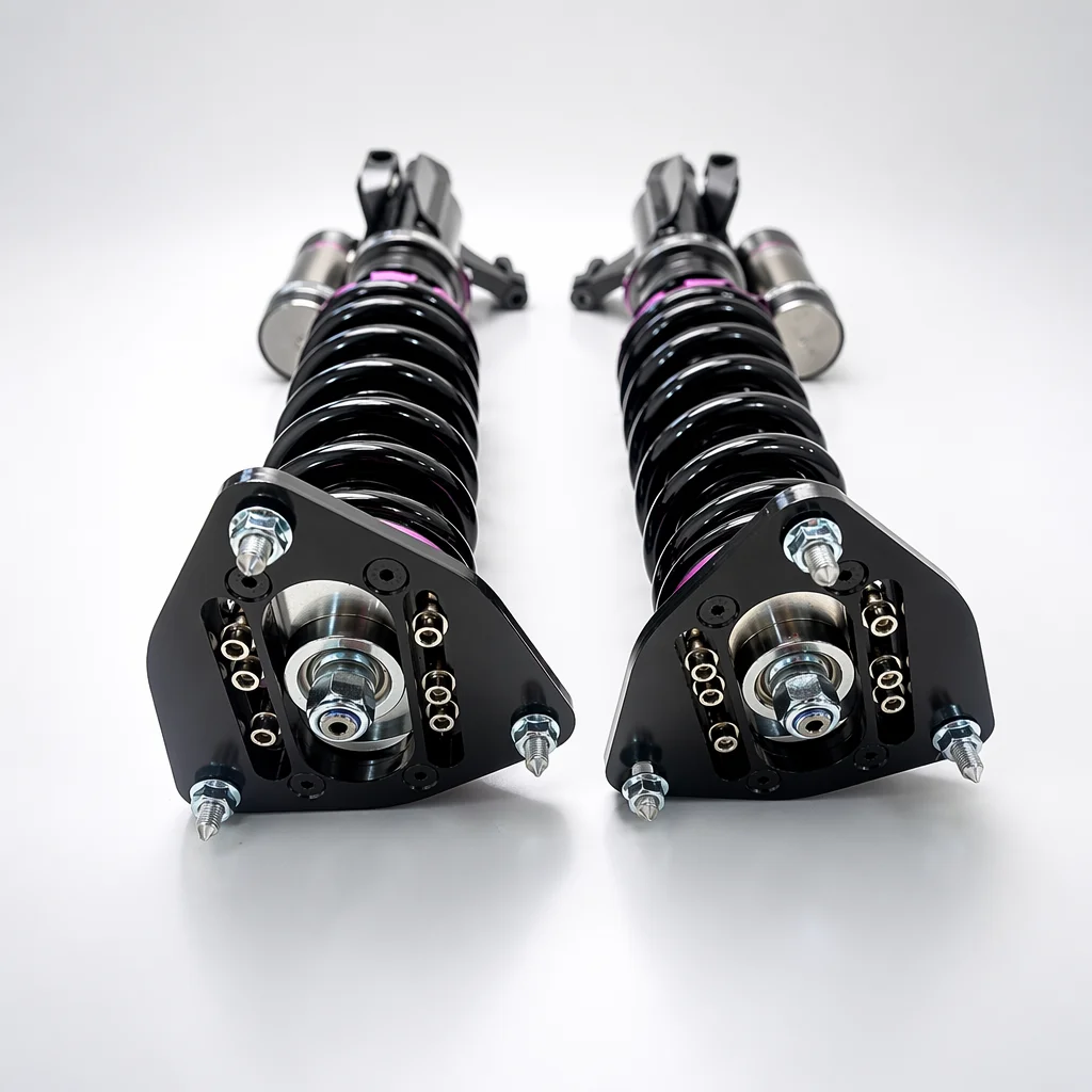 For Compatible Coilover Suspension Shock Absorber Assemblies 32-Level Damping Adjustment Monotube Design Model for subaru Made