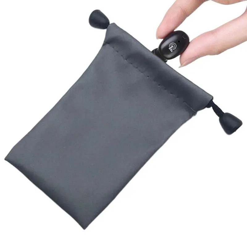 Small Protection Pouch Waterproof Fabric Bag For Earbuds USB Cable MP3