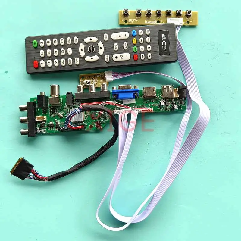 

Для LT133EE09100 LT133EE10000 экран ноутбука 1366x768 13,3 "LVDS 40-контактный USB/DHMI/VGA/AV DVB-T/C контроллер плата драйвера DIY Kit