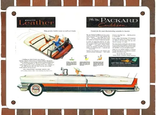 METAL SIGN - 1955 Packard Caribbean Convertible 2 - 10x14 Inches