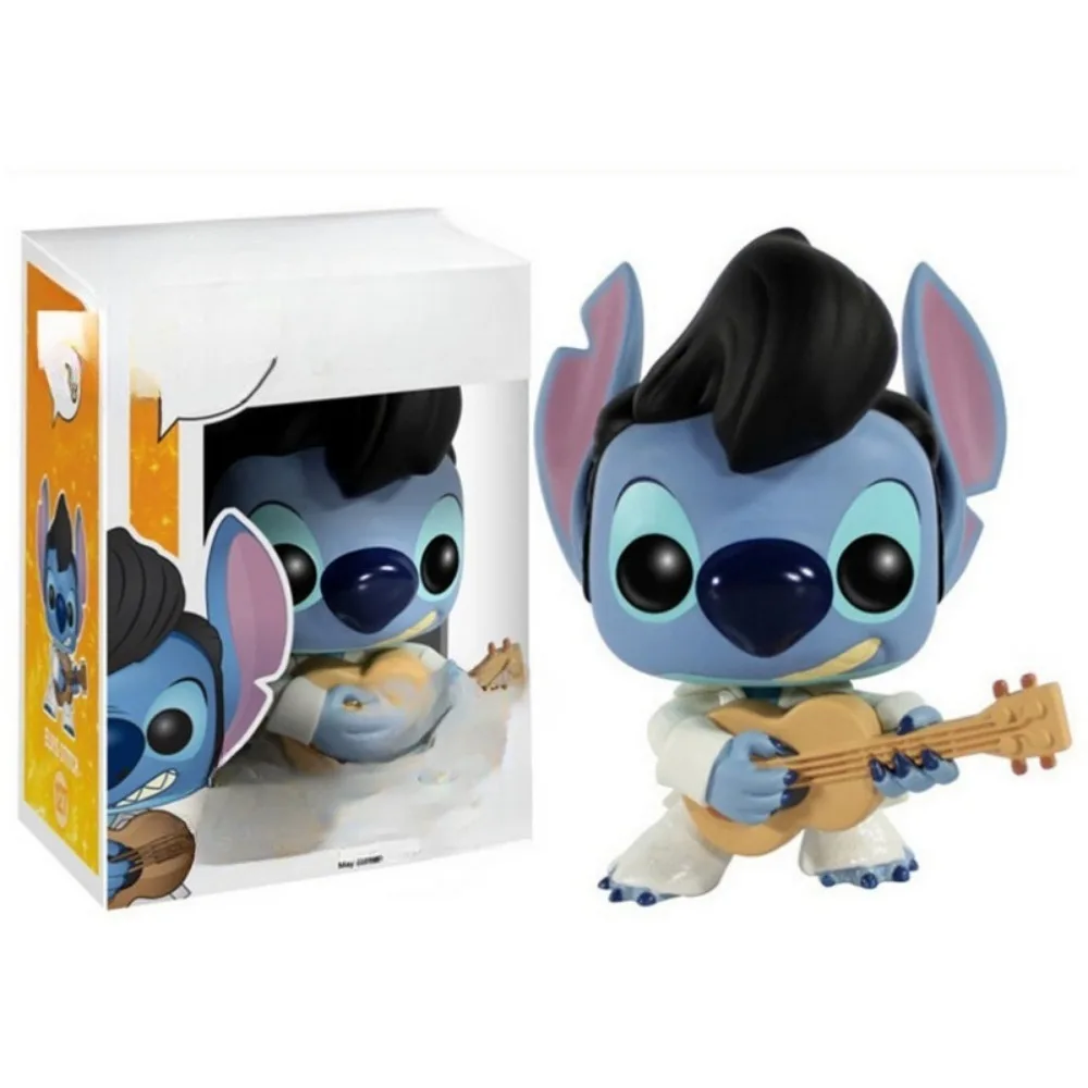 Funko Pop Lilo & Stitch Action Toy Figures Kawaii Cartoon Stitch Scrump Interest Model Doll Ornament Birthday Gift for Children