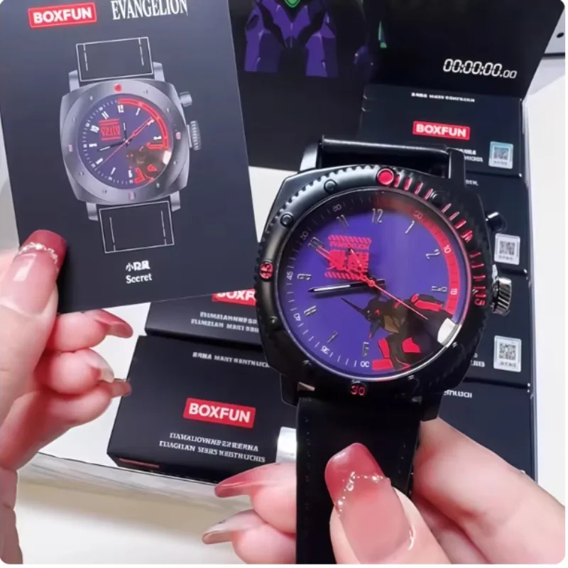 Auf Lager Original BANDAI NEON GENESIS EVANGELION Time Completion Plan Serie Uhr Blind Box Anime-Charakter-Modell Spielzeug Geschenke