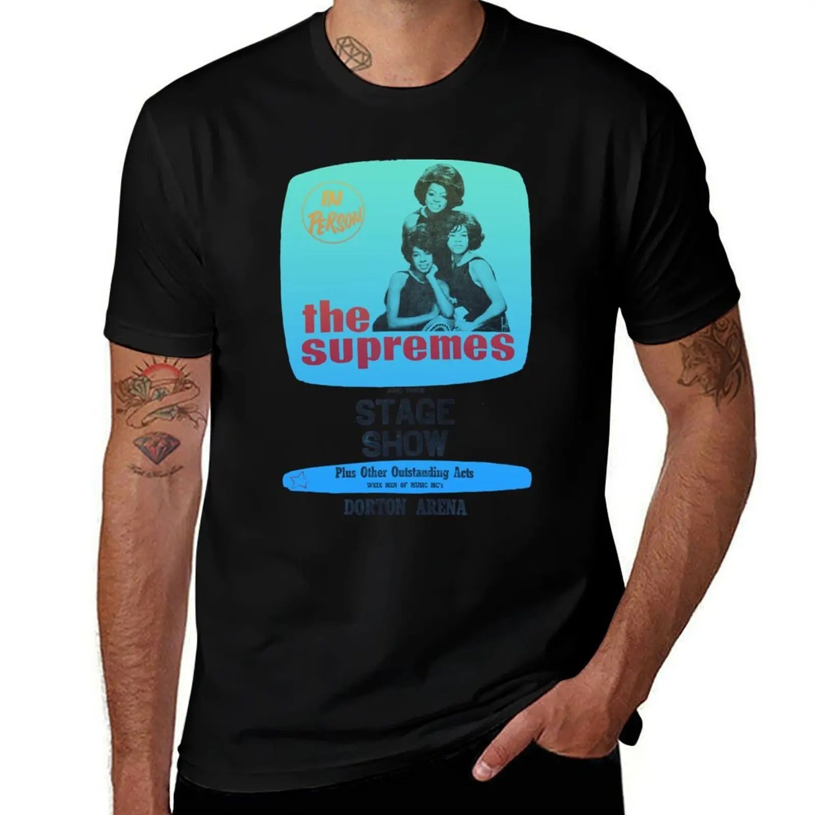Diana Ross and the Supremes concert graphic T-Shirt Christmas Theme Tee Top T-Shirt