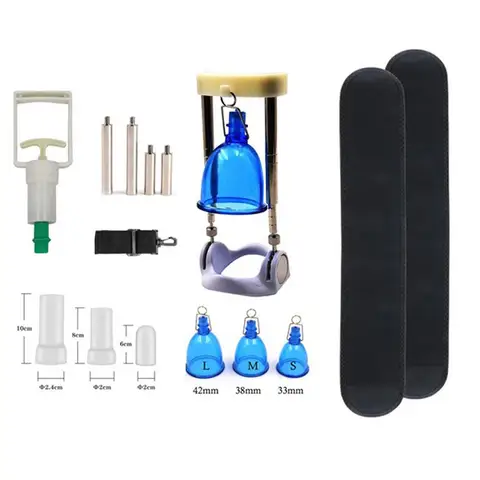 Silicone Sleeve Accessories Men Sex Toys Penis Pump Sleeve Penis Enlargement for Men Sex Toy Vacuum Negative Pressure Ribbed Cup