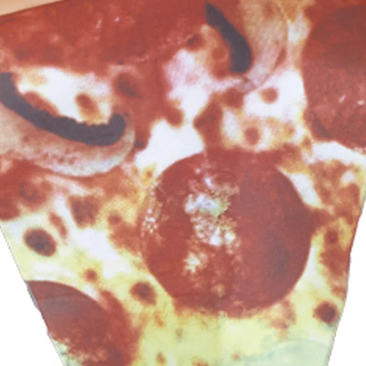 زي بيتزا لذيذ للبالغين، زي للهالوين وعروض المسرح، زي مضحك لحفلات التنكر للبالغين #2