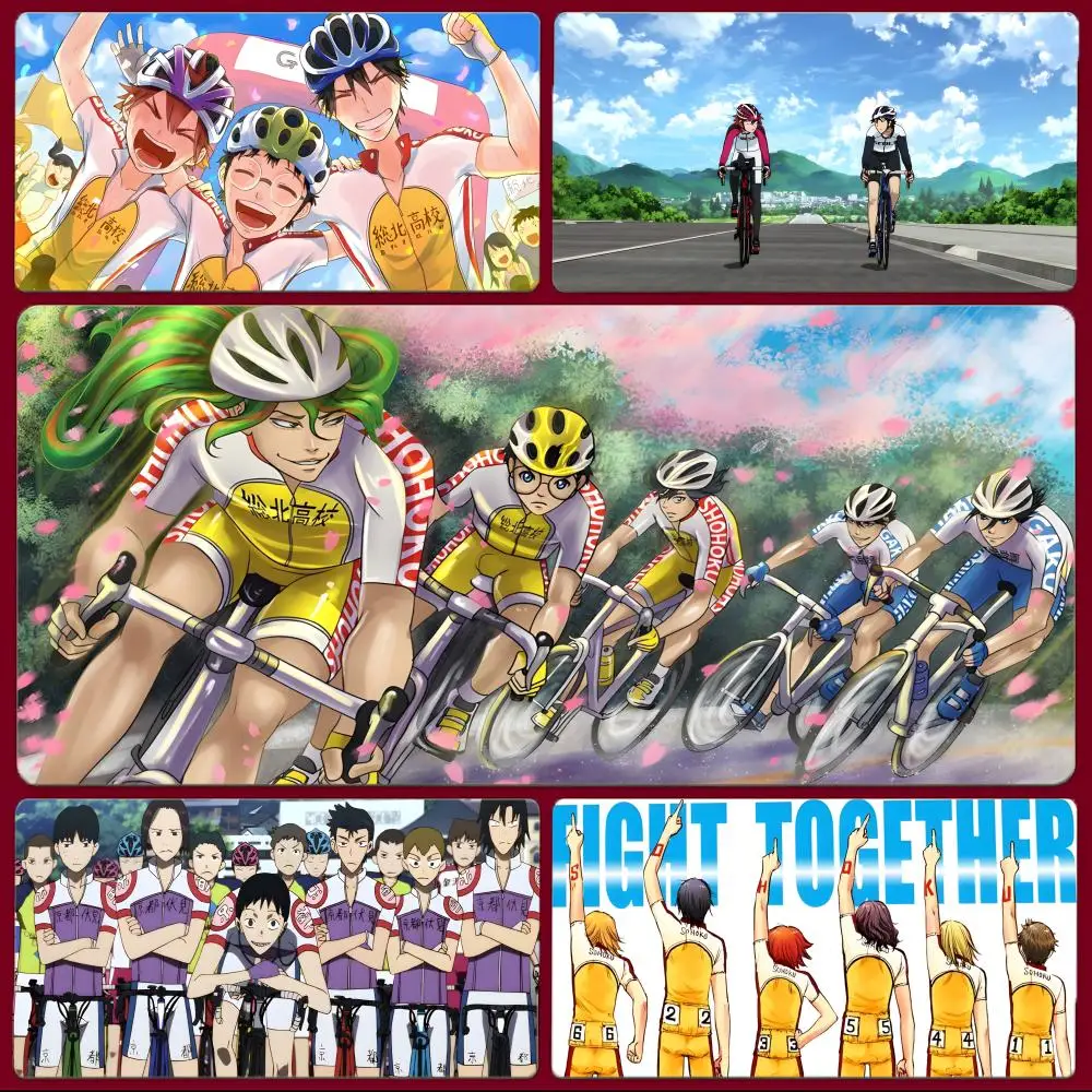 

Classic Yowamushi Pedal Anti-slip Mouse Pad Large Gaming Mousepad with Stitched Edges Thickened Desk Mat PC