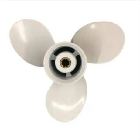 3 Blades Captain Outboard Propeller Diameter 10 1/4 Pitch 9-15 Fit Yamaha Outboard Engines 25HP 30HP 10 Teeth F Series