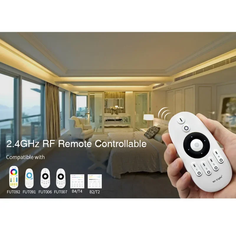 Mi Light RF 2.4G LED strip remote controller dimmer CCT RGB RGBW RGBCCT MiBOXER Milight FUT036 FUT038 FUT039 FUT096 WL5 WL-Box1