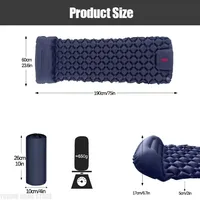 Camping Air Mattress, Pressurised Inflation, Suitable for Fishing and Hiking, New Outdoor Sleeping Pad
