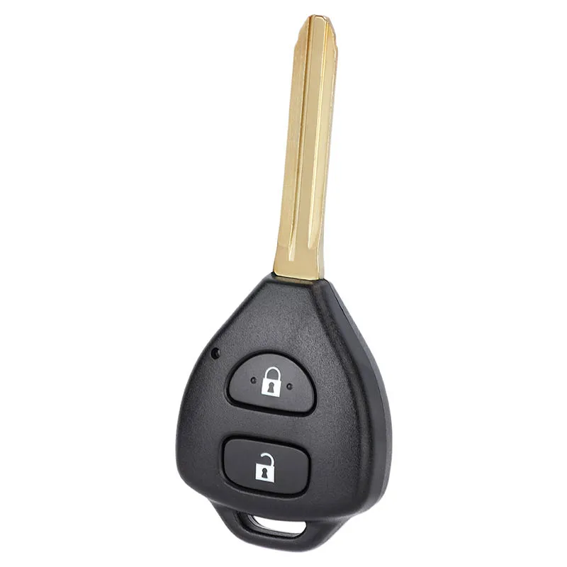 KEYECU Modello AU: Chip B41TH G per Toyota Hilux 10/2009 - 05/2015 Yaris 12/2011 - 06/2014 Portachiavi e guscio di ricambio per chiave remota