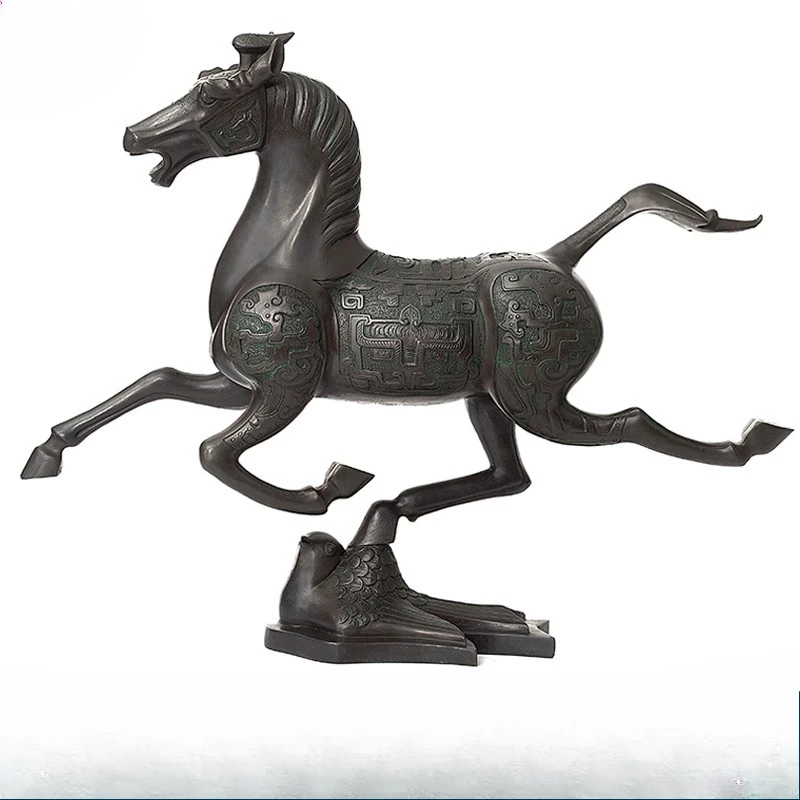 Ma Ta Feiyan ornament antique bronzes to success living room housewarming gift