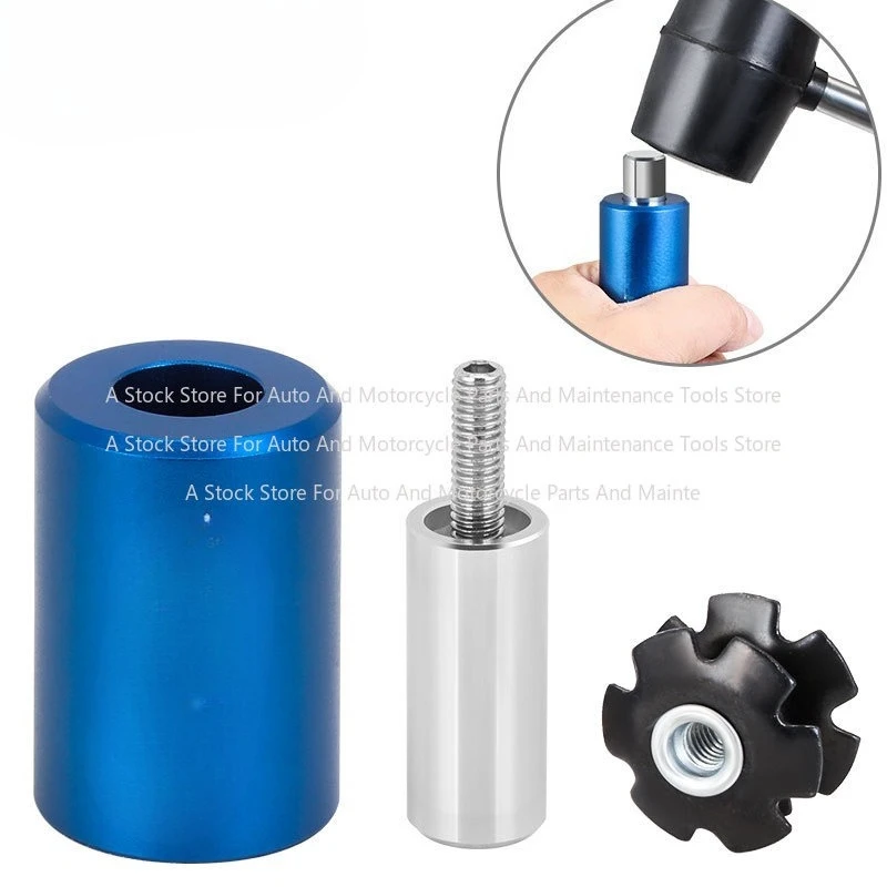 For TOOPRE Mountain Road Bike Sunflower Driving Tool, Front Fork Bowl Set Steel Flower Core Mounting Sleeve