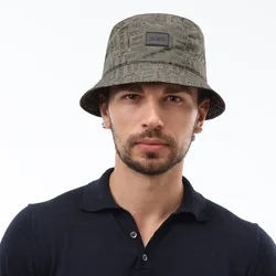 JOISIV New nadrukowana moda Casual kapelusz typu Bucket, Unisex, lekka oddychająca bawełna, idealna do podróży na świeżym powietrzu, biwakowania i wypoczynku