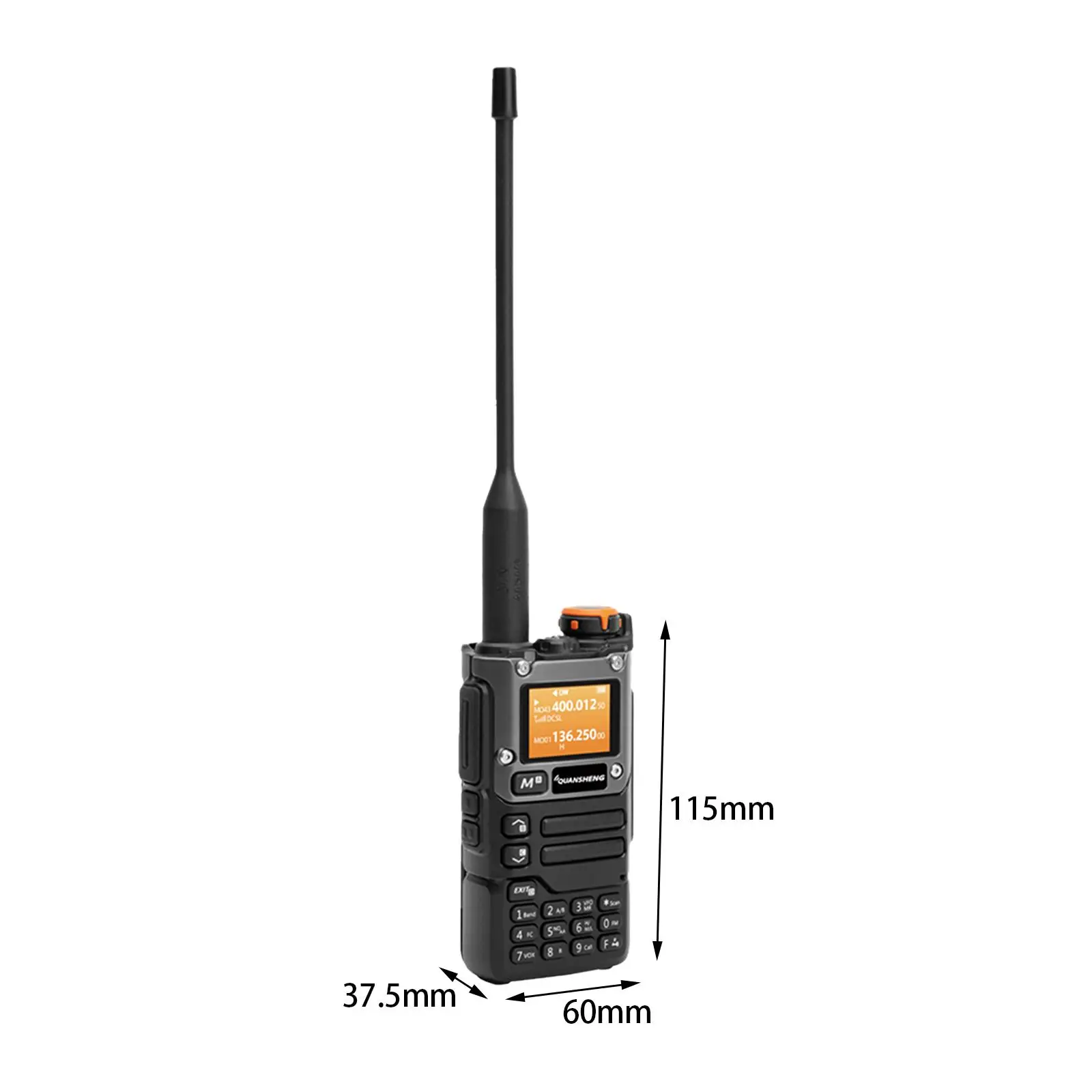 

Two Way Radios Dual Band Ham Long Range Rechargeable 1600 mAh Portable Handheld Radio for Camping Business Outdoors Trip Hunting