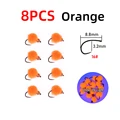 8pcs orange