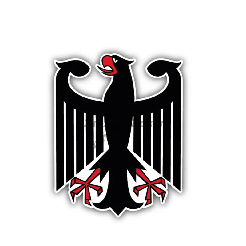 Creative D Germany Flag Map Eagle Badge PVC Sticker for Decorate Car Wall Room Motorcycle Van Bicycle Off-road Decal Accessories