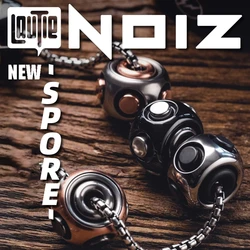 LAUTIE-Pendentif Spore du bout des doigts, pouvez-vous ro Fidget Spinner, Anti-souligné ChimDécompression Jouet, Collier EDC, Nouveau, NOIZ