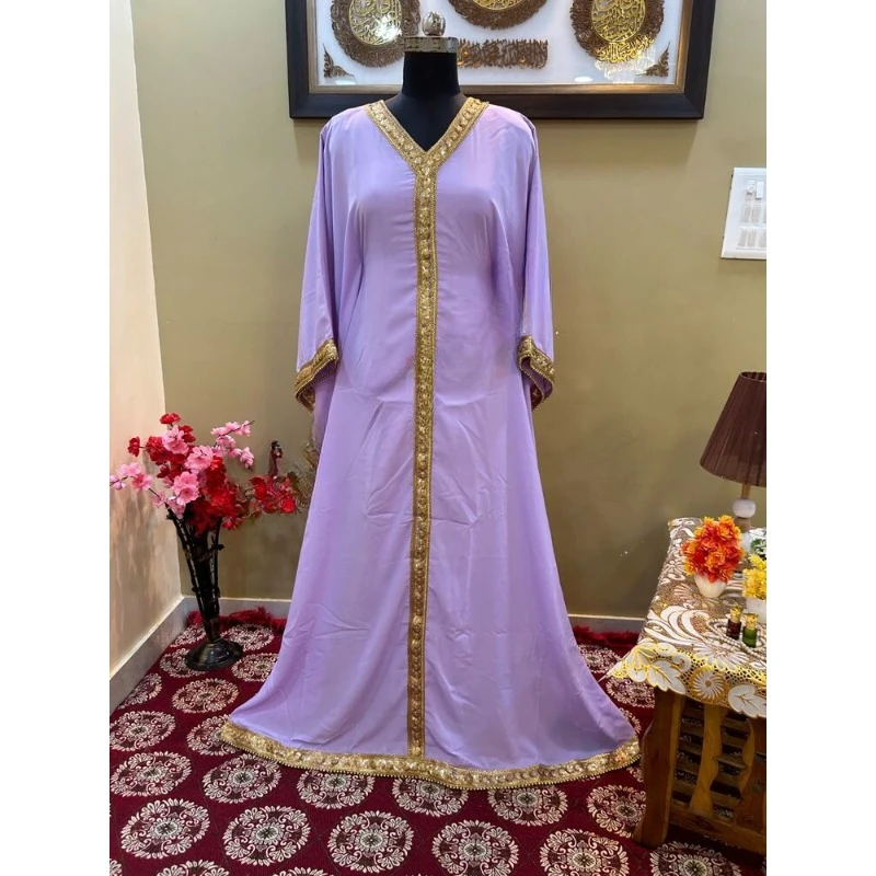 Islamic Abaya Dress Women Maxi Long Kaftan Jilbab Islamic Wear Gown Fashion Trends