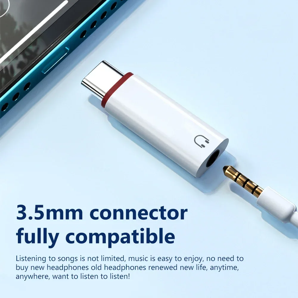 Olaf USB C to 3.5mm Jack AUX Audio Adapter Type C Male To 3.5mm Converter With Mic for Samsung Huawei Xiaomi Headphone Connector