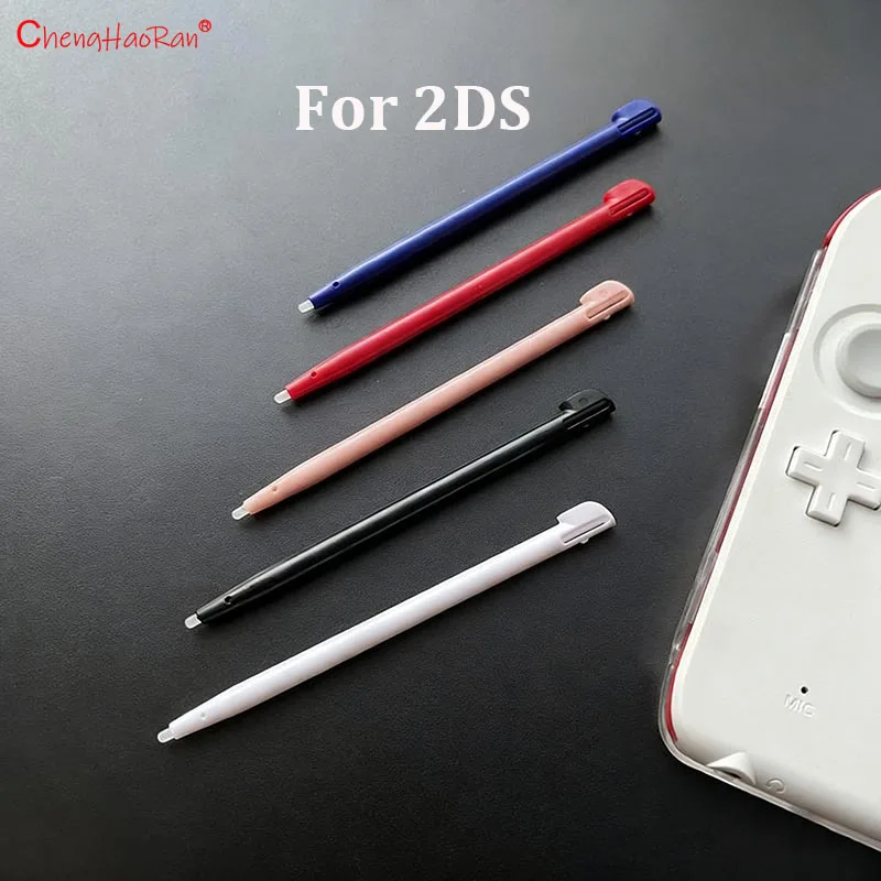 ChengHaoRan 2/5/10 Uds lápiz óptico de plástico lápiz táctil de pantalla para consola de juegos NS 2DS lápiz óptico de pantalla táctil
