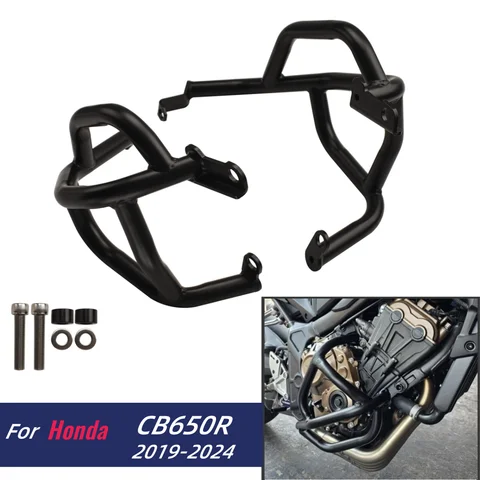 크래시 바 엔진 가드 프레임 범퍼, 혼다 CB 650R 2019-2024 CB650 R 오토바이 고속도로 추락 보호 액세서리