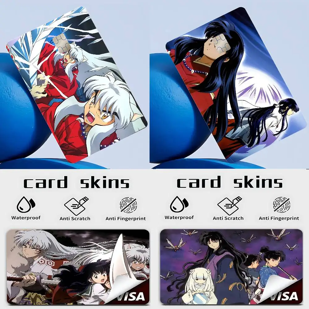 

I-InuYashas Credit Card Skin Stickers Matte Anti Scratch Suitable For VISA Card Bus And Subway Contactless IC Cards