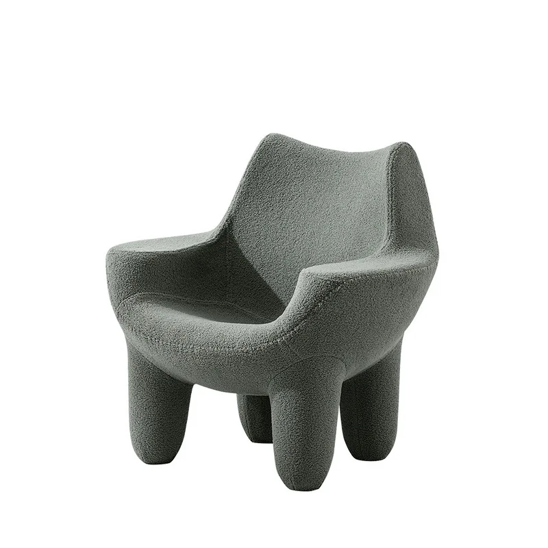

Sofa chair Single lounge chair Living room Bedroom Internet celebrity Modern simple balcony Outdoor lazy elephant leg chair