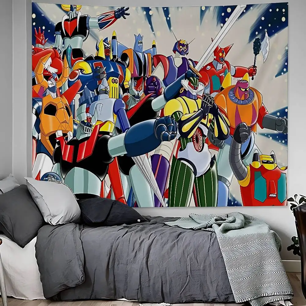 

НЛО ROBO GRENDIZER GOLDORAK диаграмма гобелен для гостиной домашний декор в общежитии искусство домашний декор