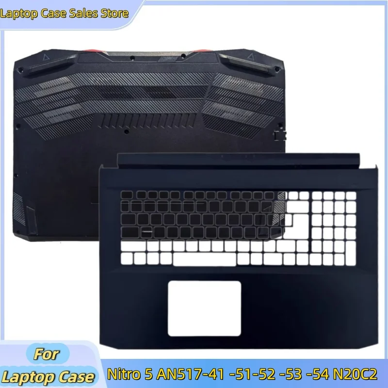 New For Nitro 5 AN517-41 AN517-51 AN517-52-53 -54 N20C2 Upper Case Palmrest Cover/Bottom base Cover Lower Case