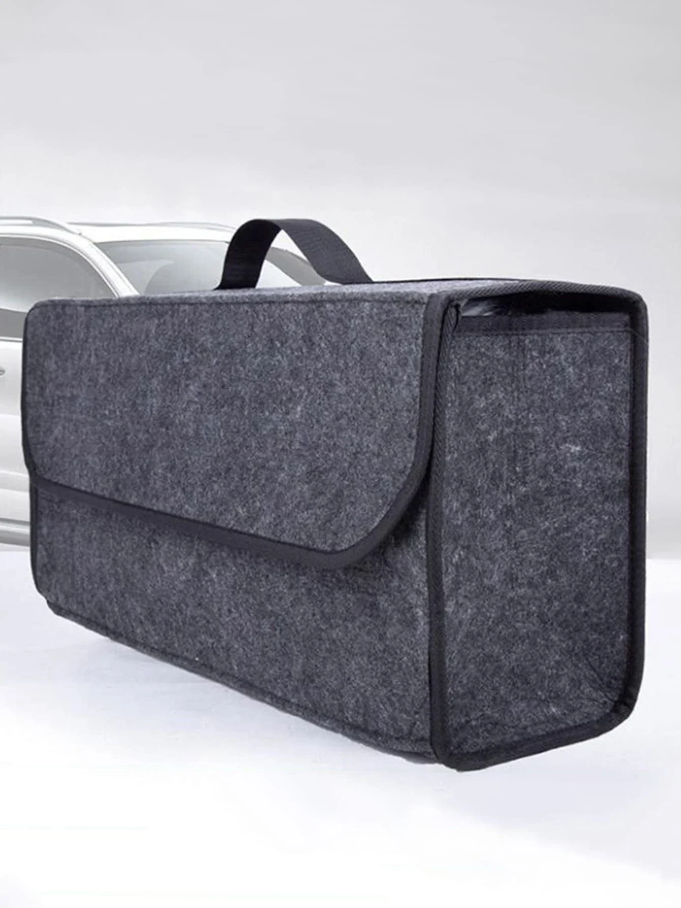 

Felt Car Trunk Bag - Dark Grey